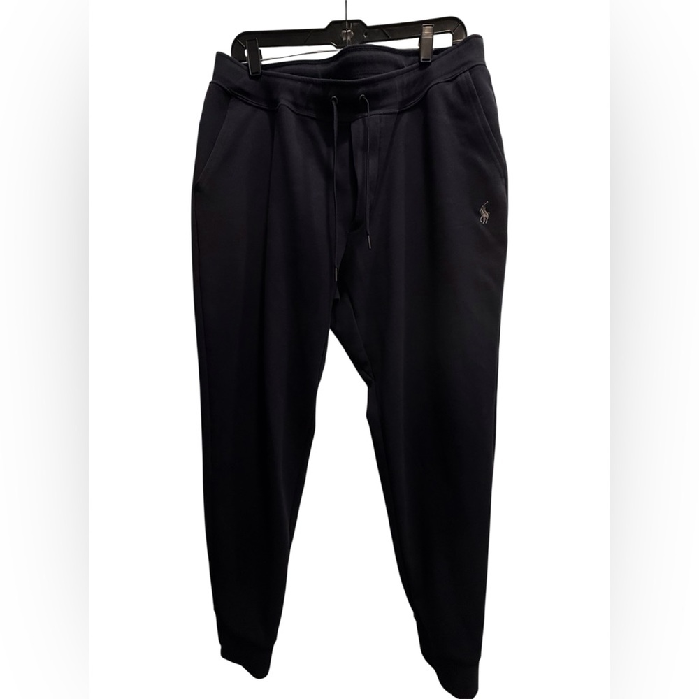 Polo Ralph Lauren Men's Double Knit Joggers in navy blue drawstring waist Sz XL
